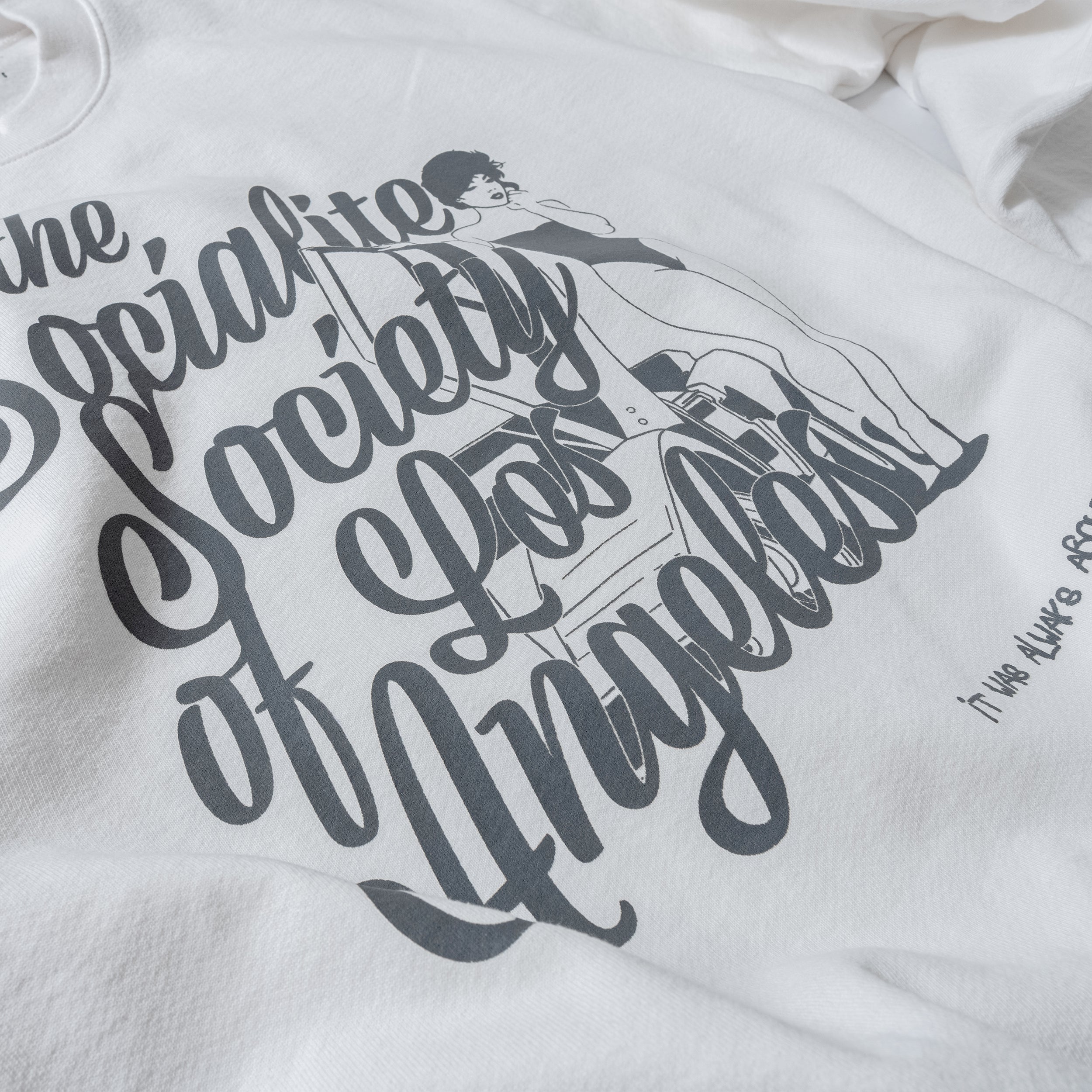 The Socialite Society 1990 Sweatshirt (White)