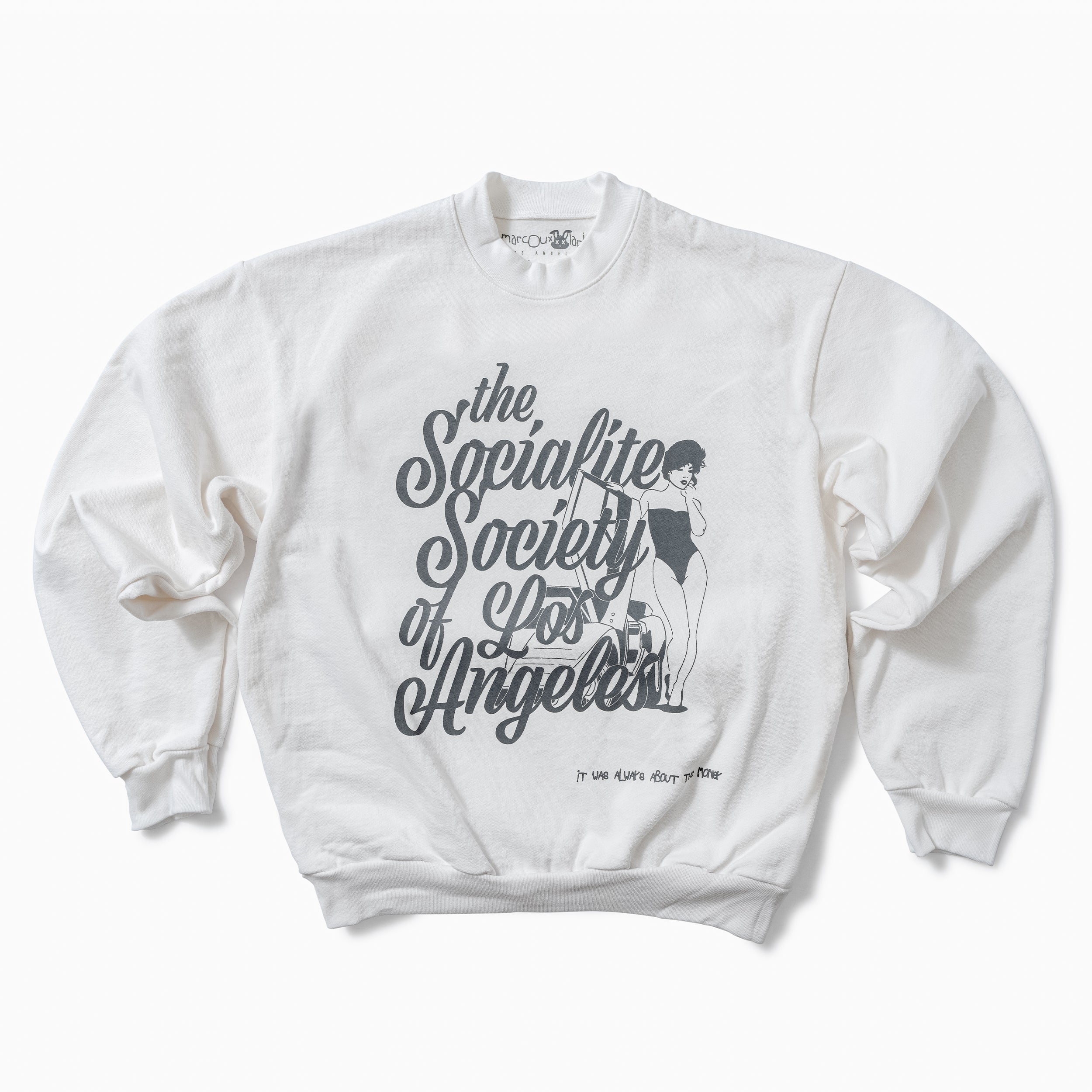 The Socialite Society 1990 Sweatshirt (White)