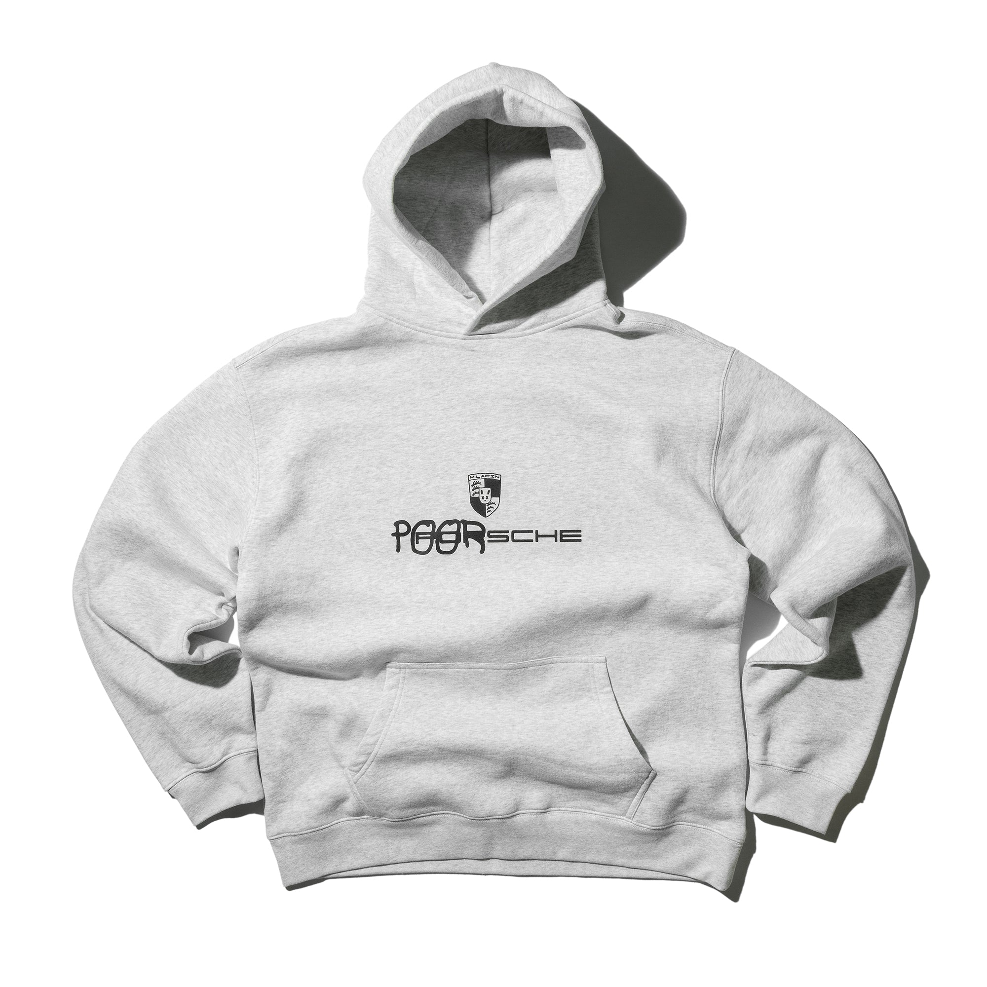 Not Broke Just Poorsche Hoodie (Heather Gray)