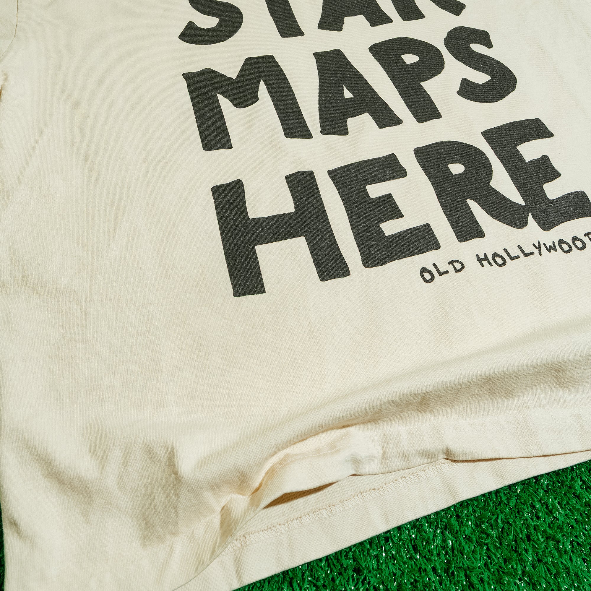 Old Hollywood Star Maps (Cream)