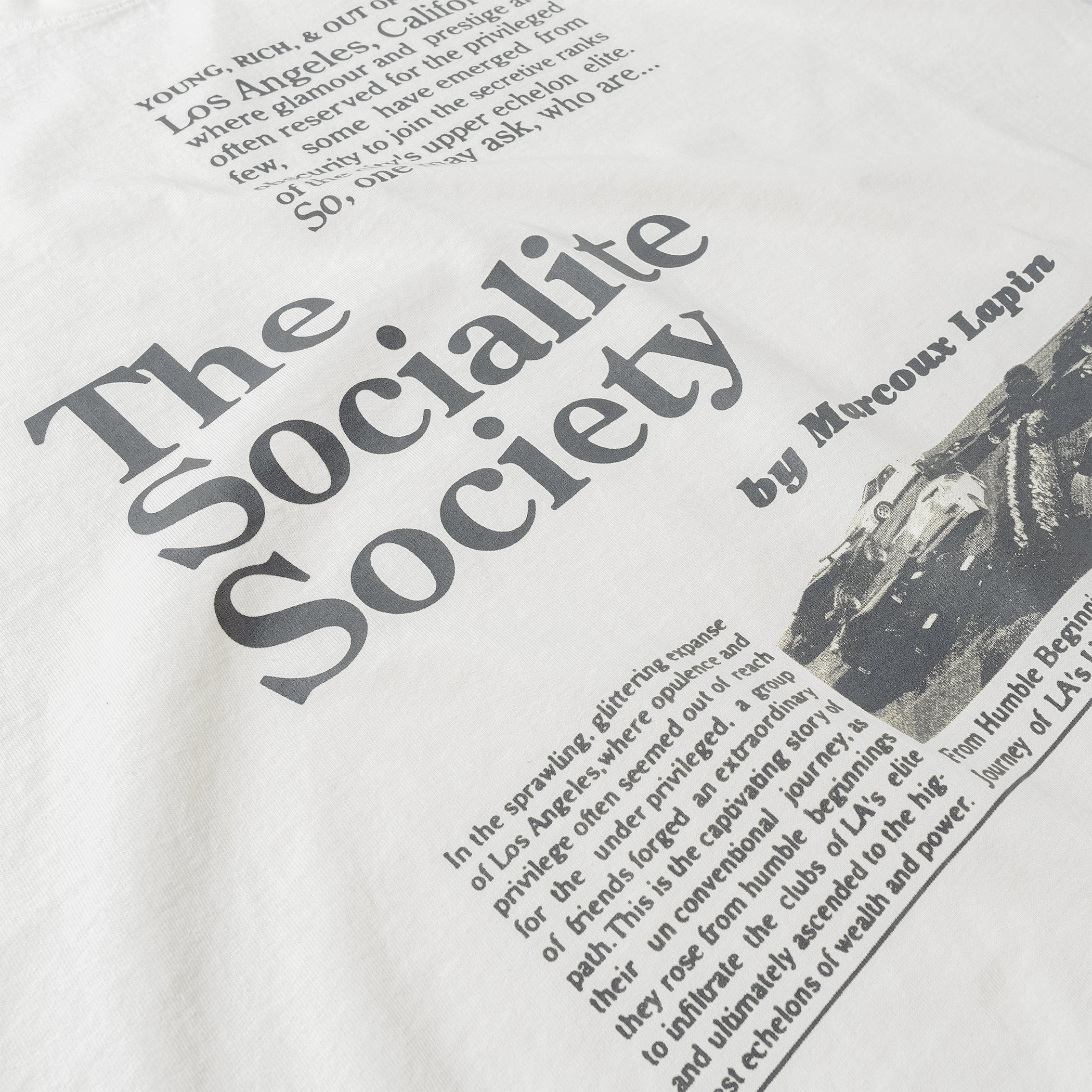 The Socialite Society Article T-shirt (Off-White)