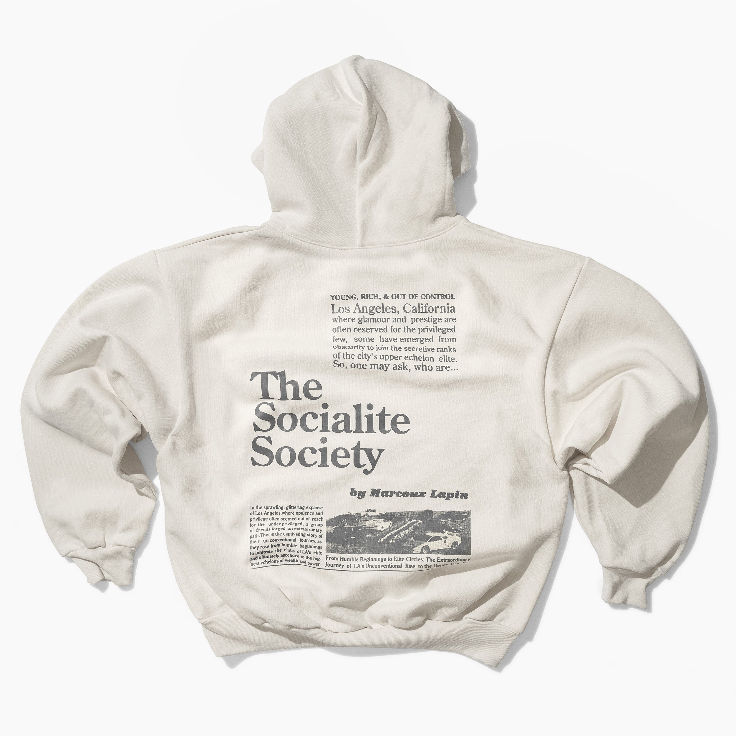 The Socialite Society Article Hoodie (Cream)