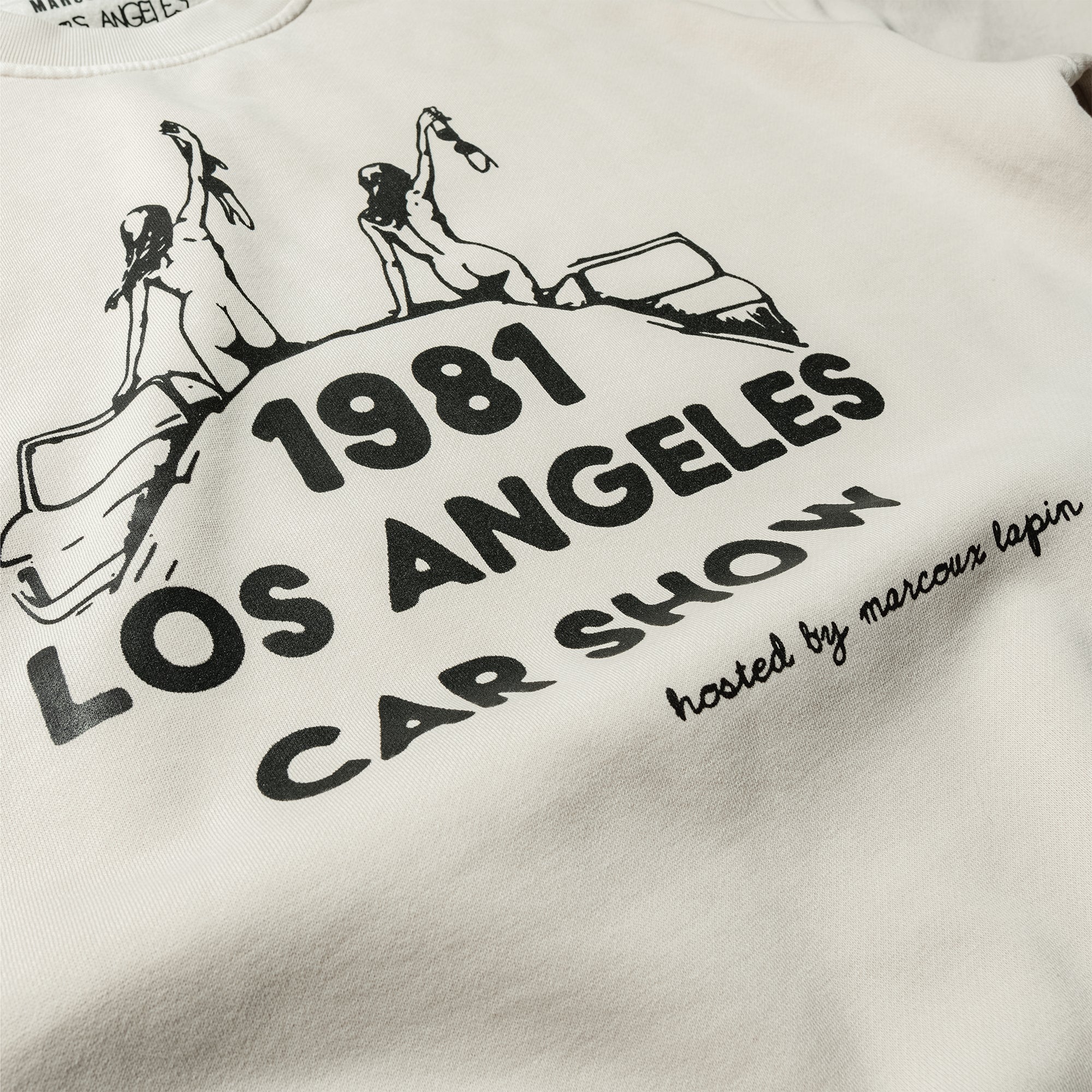 1981 L.A. Car Show Sweater (Chalk)