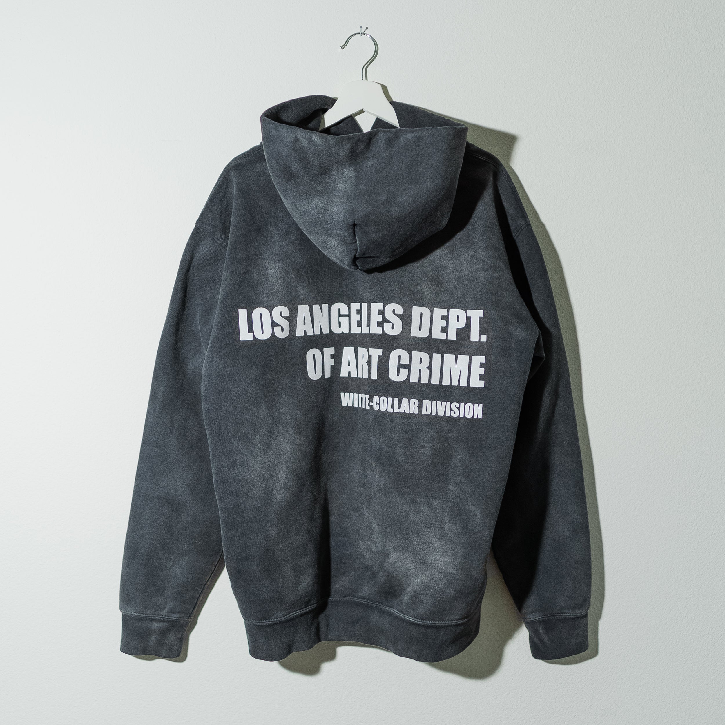 Department of Art Crime Hoodie (Vintage washed Black)