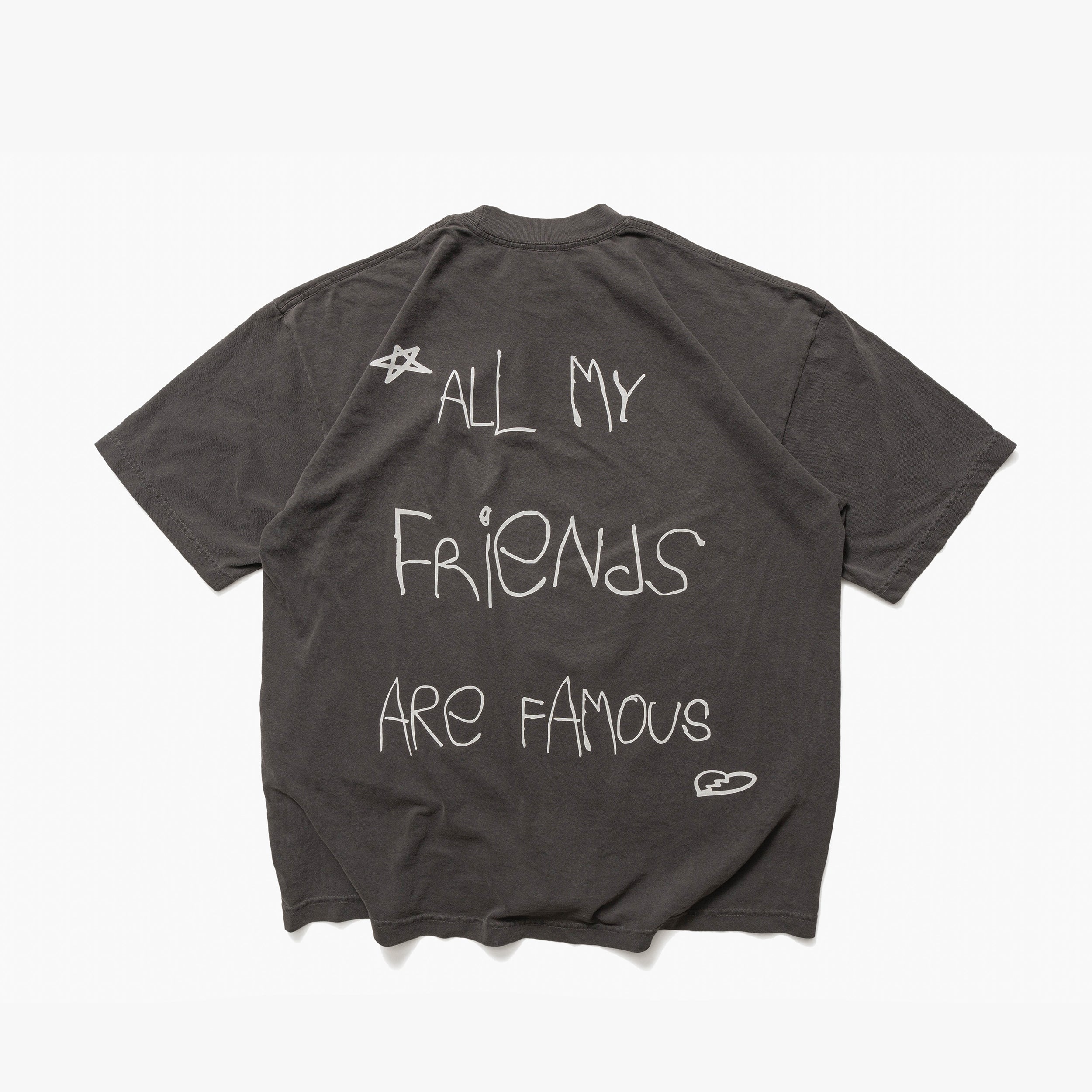 ALL MY FRIENDS ARE FAMOUS (VINTAGE BLACK)