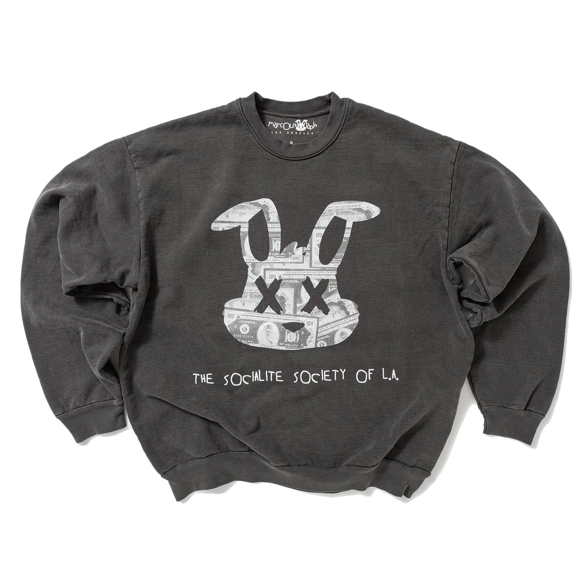 The Socialite Society Old Money Sweatshirt (Vintage Black)