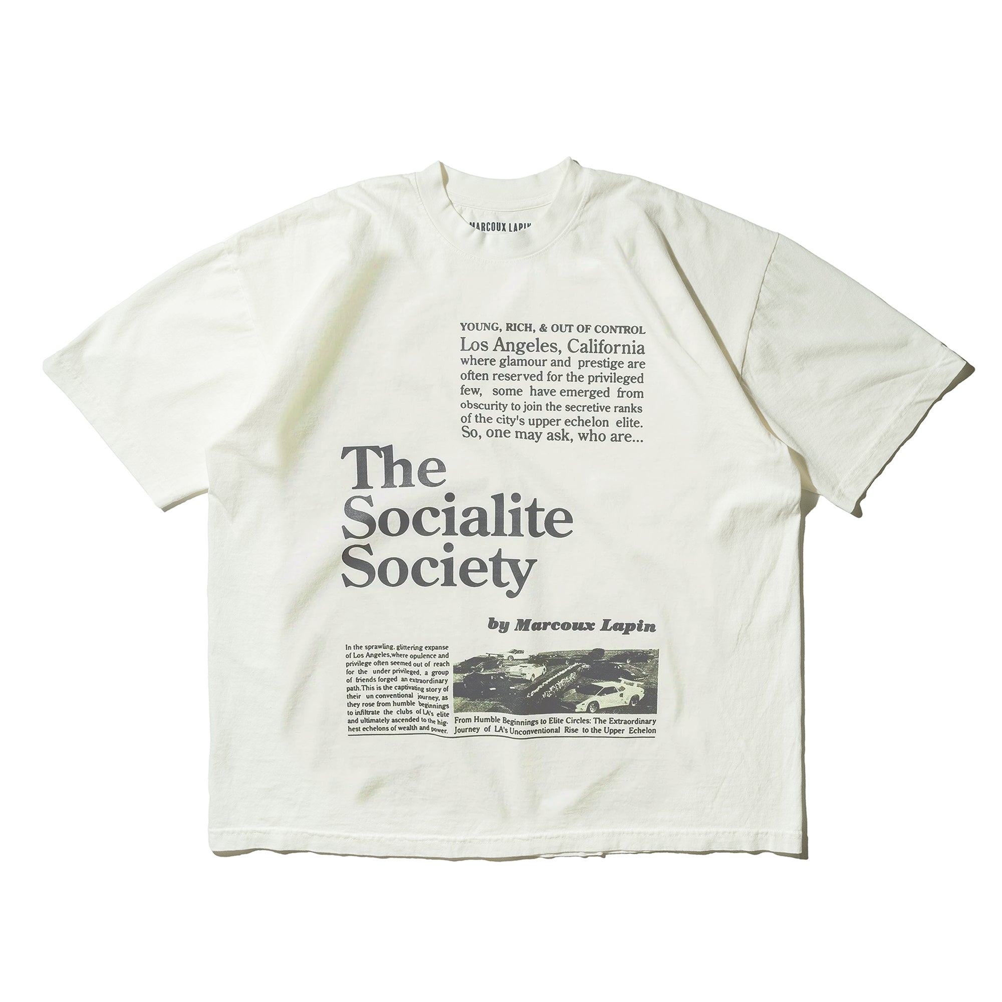 The Socialite Society Article T-shirt (Off-White)